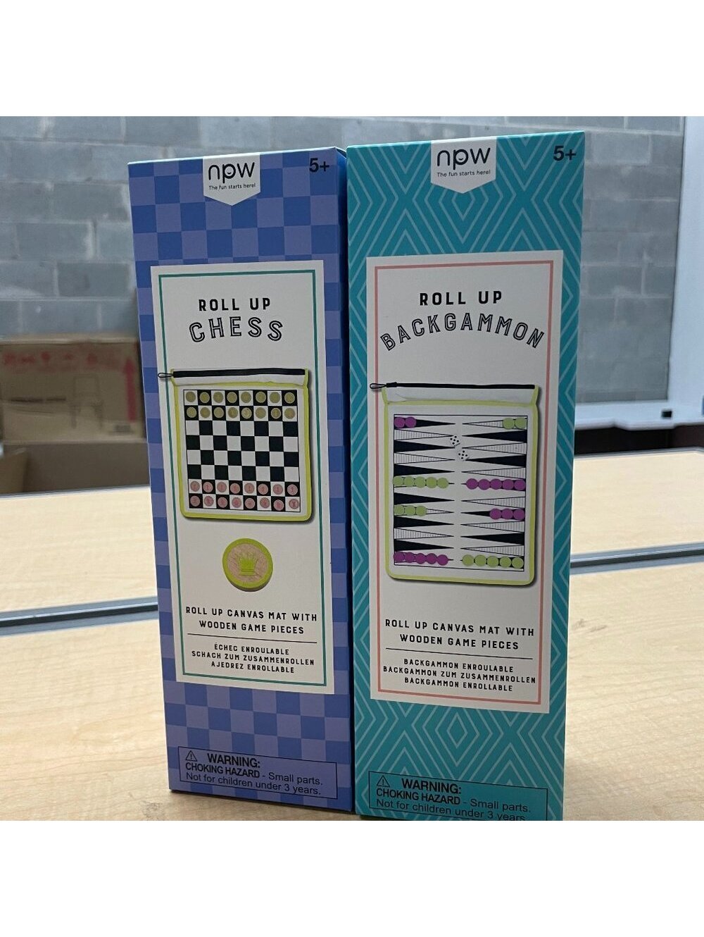 NWT - Rollup Backgammon and Rollup Chess - Two Games
